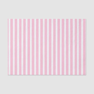 Papier Mousseline Rayures roses et blanches molles verticales