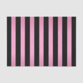 Papier Mousseline Rayures roses et noires Shimmery (Recto)