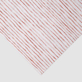 Papier Mousseline Rayures Rouges Anniversaire (Détail)