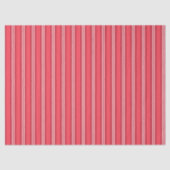 Papier Mousseline Rayures Rouges Classiques Intemporelles (Recto)