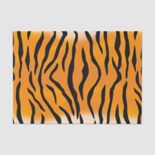 Papier Mousseline Rayures sauvages de tigre de chose