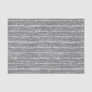 Papier Mousseline Rayures scintillantes argentées