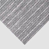 Papier Mousseline Rayures scintillantes argentées (Détail)