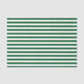 Papier Mousseline Rayures vertes et blanches (Recto)