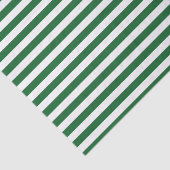 Papier Mousseline Rayures vertes et blanches (Détail)
