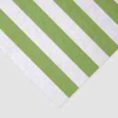 Papier Mousseline Rayures vertes et blanches de Noël (Détail)