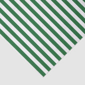 Papier Mousseline Rayures vertes et blanches verticales (Détail)