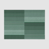 Papier Mousseline Rayures vertes, grises, noires et blanches (Recto)