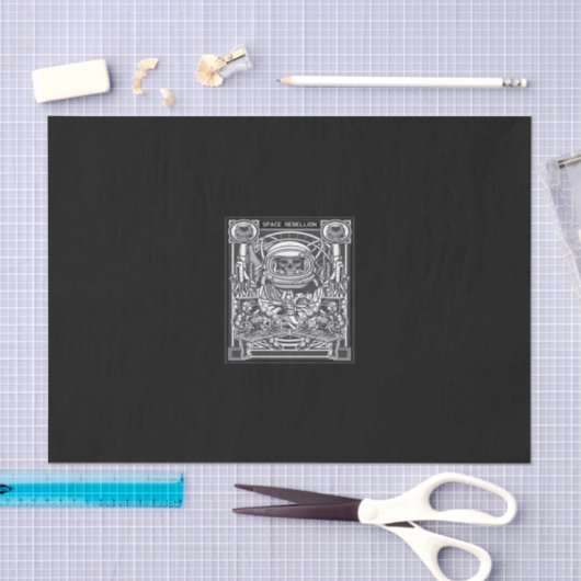 Papier Mousseline rébellion spatiale (Artisanat)