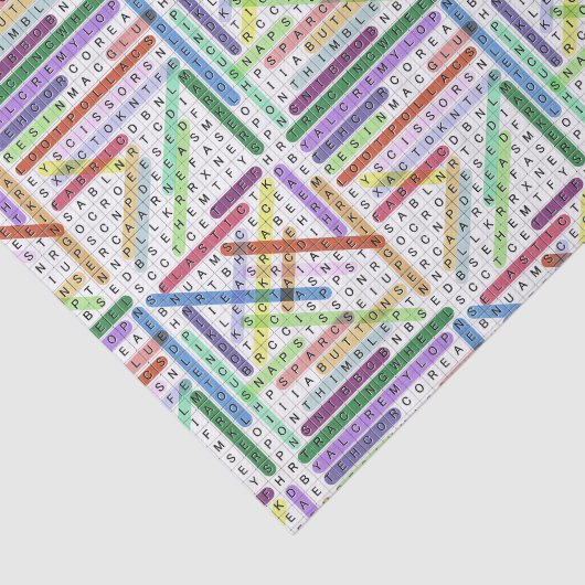 Papier Mousseline Recherche par mot couture (Détail)