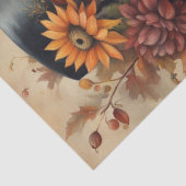 Papier Mousseline Récolte d'automne : Épouvantail dans le Découpage  (Détail)