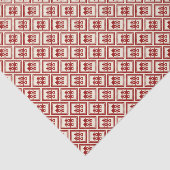 Papier Mousseline Rectangle Double Bonheur Mariage Classique Chinois (Détail)