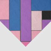 Papier Mousseline Rectangle Motif (ver1) avec détails personnalisés (Détail)