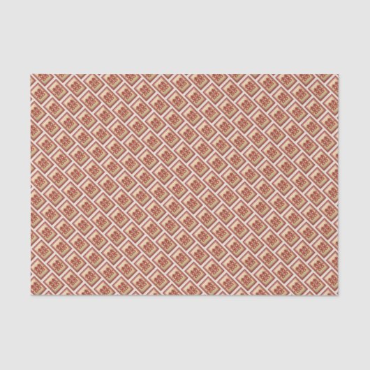 Papier Mousseline Rectangle or Double Bonheur Mariage chinois Ti (Recto)