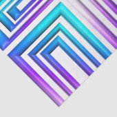 Papier Mousseline rectangles géométriques papier de tissu (Détail)