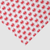 Papier Mousseline Red Baltimore Maryland MD Chesapeake Bay Crabes (Détail)