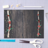 Papier Mousseline Red Berries Branches & Lumières Rustic Holiday Par (Artisanat)