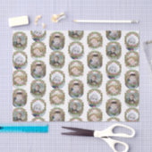 Papier Mousseline Red Berry Wreath Photo Collage Christmas (Artisanat)