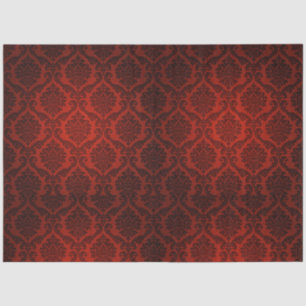 Papier Mousseline Red Black Demak Gothique 20x30 Découpage