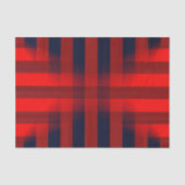 Papier Mousseline Red Bokeh Buffalo Plaid (Recto)