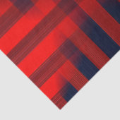 Papier Mousseline Red Bokeh Buffalo Plaid (Détail)