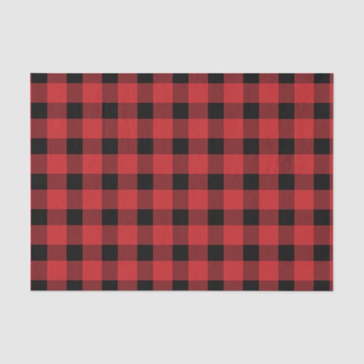 Papier Mousseline Red Buffalo Country (Recto)