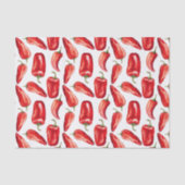 Papier Mousseline Red Chili Peppers (Recto)