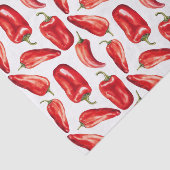 Papier Mousseline Red Chili Peppers (Détail)