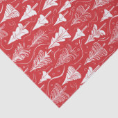 Papier Mousseline Red Christmas Pattern#6 ID1009 (Détail)