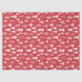 Papier Mousseline Red Christmas Pattern#6 ID1009 (Recto)