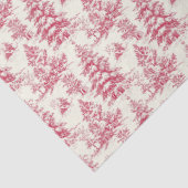 Papier Mousseline Red Christmas Toile Wrapping Paper (Détail)