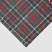 Papier Mousseline Red Dark Navy Blue Green Plaid Pattern Holiday (Détail)