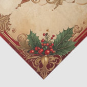 Papier Mousseline Red Decorative Holiday Tissue Paper (Détail)