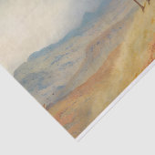 Papier Mousseline Red Deer Dans Un Paysage Des Hautes Terres, Art (Détail)