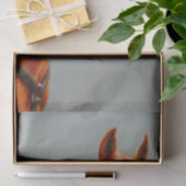 Papier Mousseline Red Dun Chestnut (Cadeau)