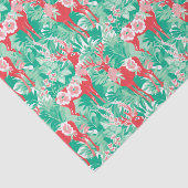 Papier Mousseline Red et Green Preppy Christmas Reindeer (Détail)