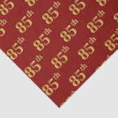 Papier Mousseline Red, Faux Gold 85e (Quatre-vingt-cinquième) (Détail)