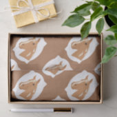 Papier Mousseline Red Flight le Cheval heureux (Cadeau)