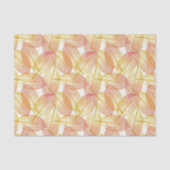 Papier Mousseline Red Gold Yellow Feuilles Automne saison Art Motif (Recto)