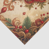 Papier Mousseline Red Green Decorative Holiday Tissue Paper (Détail)