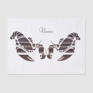 Papier Mousseline Red Maine Lobsters Thunder_Cove