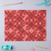 Papier Mousseline Red Nordic Star Noël brillant (Artisanat)