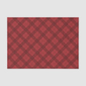 Papier Mousseline Red Plaid Christmas Gift (Recto)