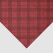 Papier Mousseline Red Plaid Christmas Gift (Détail)