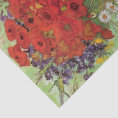 Papier Mousseline Red Poppies and Daisies by Vincent van Gogh (Détail)