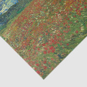 Papier Mousseline Red Poppy Field par Vincent Van Gogh (Détail)
