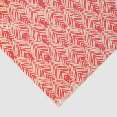 Papier Mousseline Red Retro en détresse (Détail)