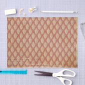 Papier Mousseline Red Retro en détresse (Artisanat)