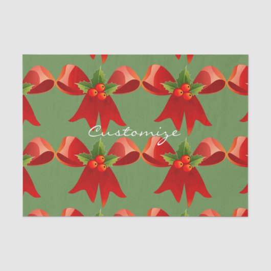 Papier Mousseline Red Ribbon (Recto)