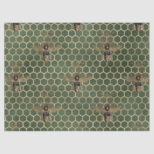 Papier Mousseline Red Rose Bee Series Design 31 (Recto)